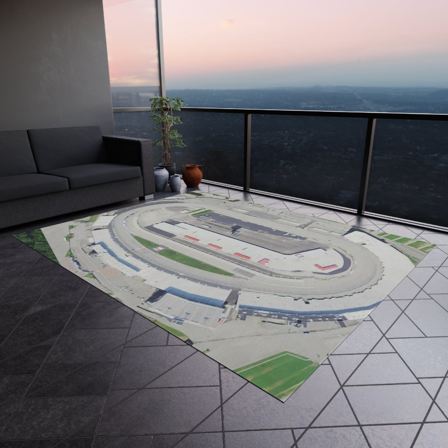 Nascar Race Track Play Rug