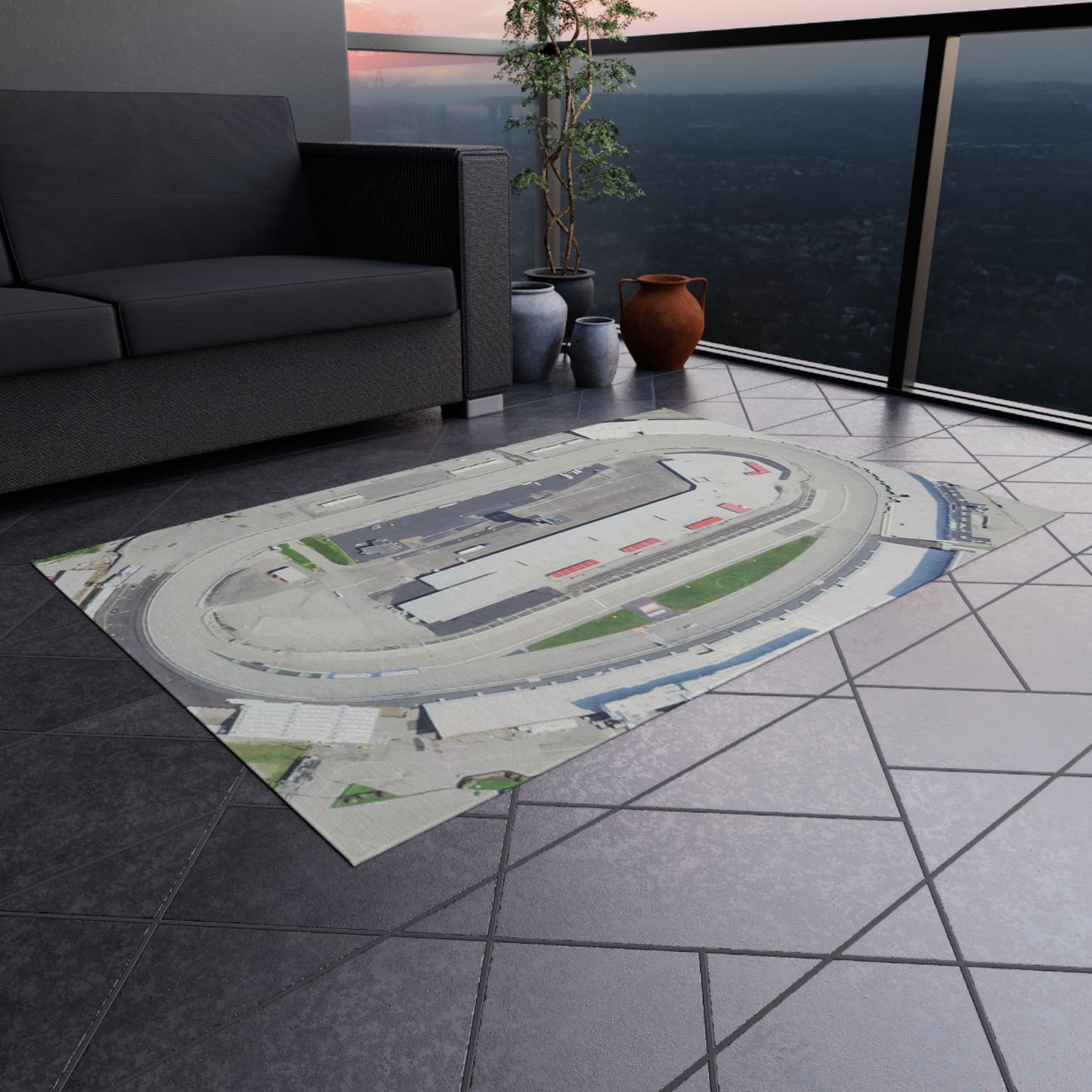 Nascar Race Track Play Rug